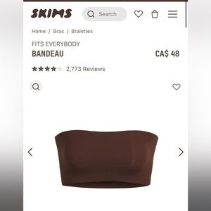 SKIMS Fits Everybody Bandeau